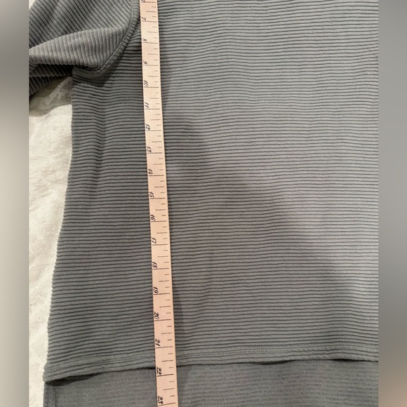 Hard Tail Forever gray ribbed mock neck sweater oversized - Picture 8 of 8